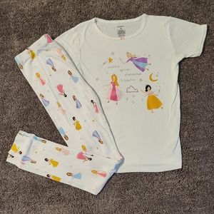 Carters Princess Pajamas sz 14